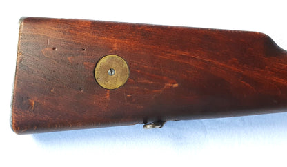 Langer Schwedenmauser Kal. 6,5x55 mit Zielfernrohr und originalgetreuer Seitenmontage