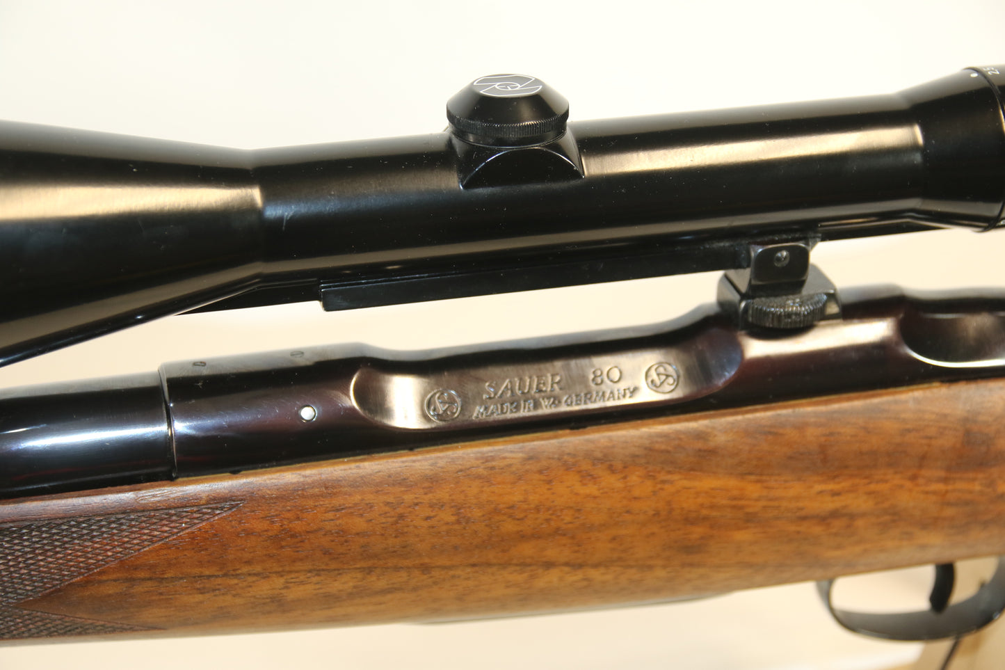 Sauer 80 mit Zeiss Diavari auf SEM